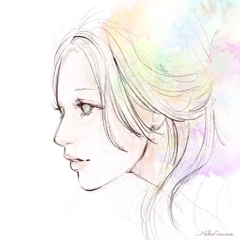 手描きのおしゃれな女性・女の子のイラスト