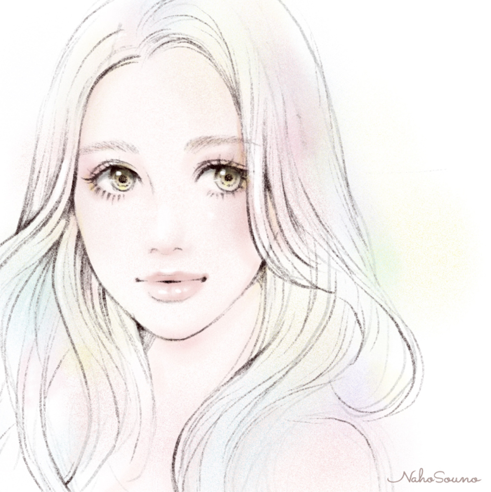 手描きのおしゃれな女性・女の子のイラスト